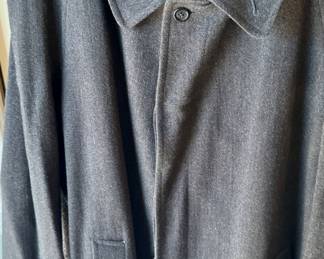 Men's Burberry Wool Top Coat