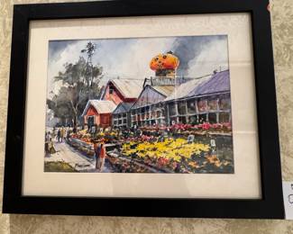 Mort Luby Watercolor Goebberts Farm