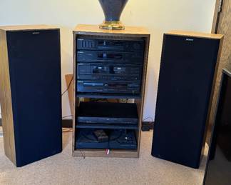 1980's Sony Stereo Rack System