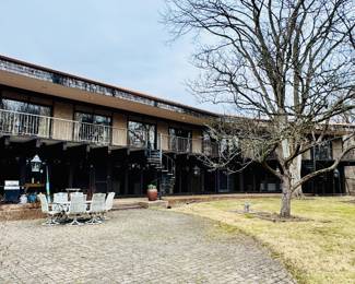 Back of this magnificant mid century modern!