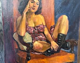 Mort Luby Oil on Canvas