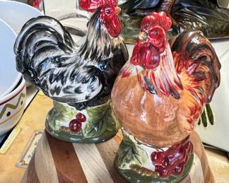 Ceramic Roosters