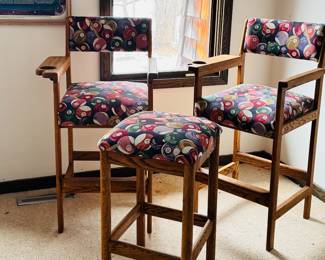 Billiards Pool Spectator Chairs and Stool