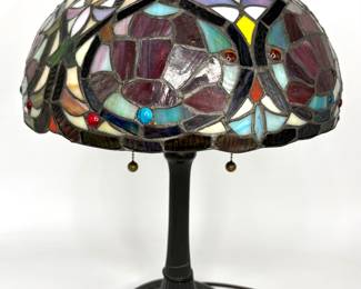 Quoizel Lighting Larissa Tiffany Style Table Lamp 2
