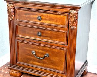 Signature by Ashley Furniture Two Drawer Side Table Nightstand