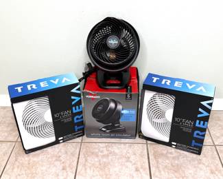Electric Fan Lot - Set of 3