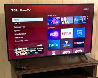 TCL 49” Class 3-Series FHD LED Roku Smart TV