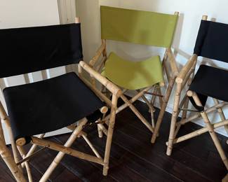 Foldable, party Director’s chairs