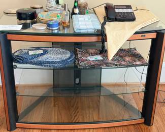 Bell'O Glass Television Stand