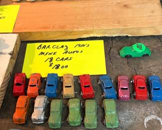 Vintage 50s and 60s Toy Cars
