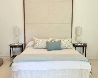 King bed frame in Primary bed room mattress not available