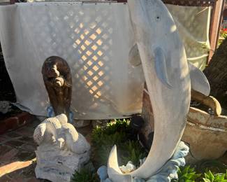 Dolphin Statue
