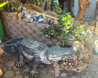 Alligator Statue