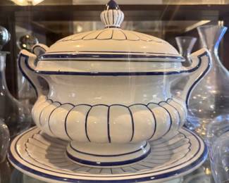 PORTUGESE SOUP TUREEN WITH LADLE