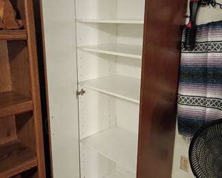 CABINET LOCATED IN BASEMENT