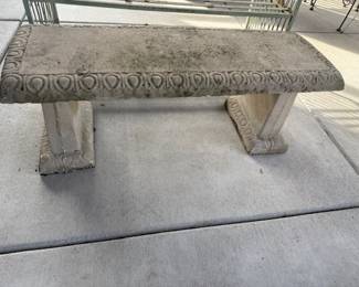 CEMENT YARD BENCH