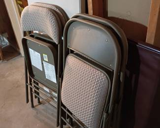 4 PADDED CHAIRS