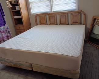 KING SIZE TEMPERPEDIC MATTRESS. CLEAN. SMOKE FREE HOME