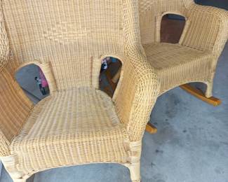 Wicker rockers
