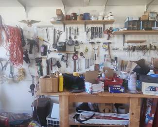 Assorted Workshop Tools and Supplies