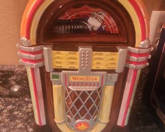 Wurlitzer Jukebox Ceramic Cookie Jar