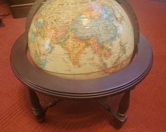 Replogle World Classic Globe on Wooden Stand