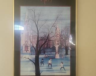 P. Buckley Moss "South Bend Art Center" Print