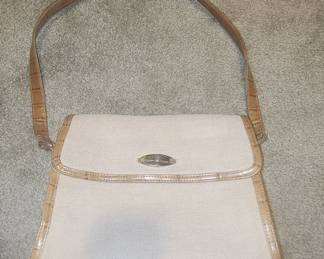 Dooney & Bourke All-Weather Leather Shoulder Bag with Embossed Trim