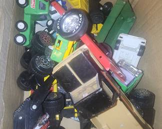 Assorted Vintage Tonka and Buddy L Toy Trucks