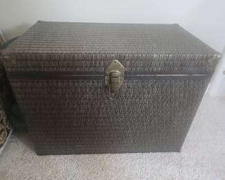 Vintage Redmon Wicker Trunk