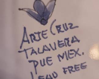 Arte Cruz Talavera Ceramic Bowl