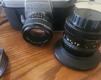 Asahi Pentax Spotmatic F 35mm SLR Camera with SMC Takumar 55mm f/1.8 Lens