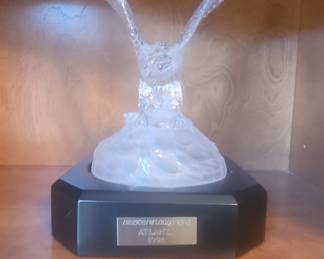 Crystal Eagle Award Trophy