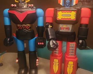 Vintage 1970s Mattel Shogun Warriors Jumbo Great Mazinger and UFO Robo Grendizer Figures