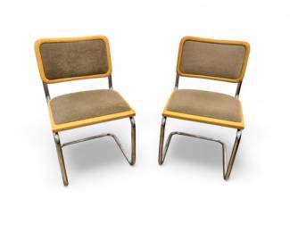 Pair of Vintage Marcel Breuer Cesca Chairs