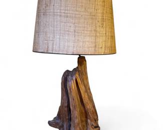 Vintage Driftwood Lamp