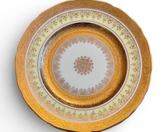 Set of 5 Limoges plates