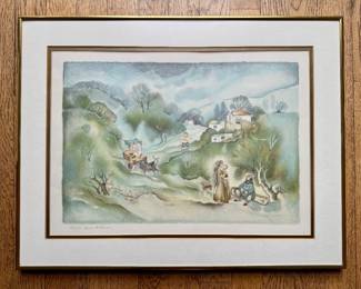 Zina Roitman - serigraph on paper, limited edition 32/250