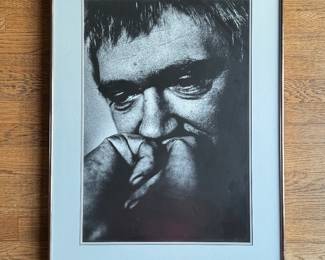 Framed photograph by Krzysztof Gieraltowski - signed on back