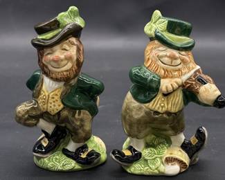Fitz & Floyd Leprechaun Salt & Pepper Shakers