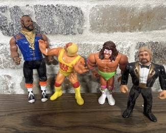 Wrestling Action Figures & Mr. T.