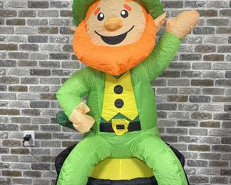 St. Patrick's Day 6ft Leprechaun Lawn Inflatable