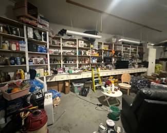 3 car garage full of tools & gadgets