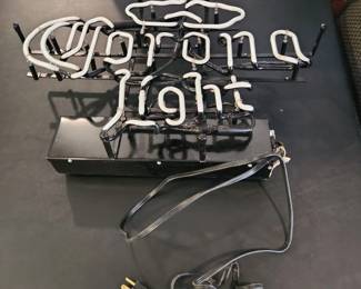 Corona Light neon sign
