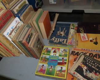 Good amount of antique and vintage childrens books.