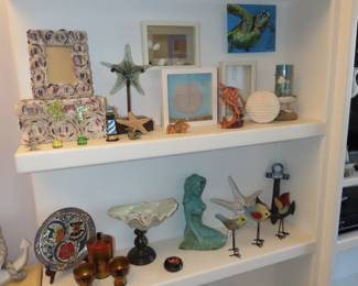 Beachy  decor items.
