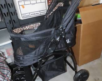 Pet stroller.
