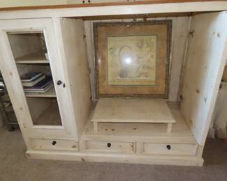 Large TV cabinet/media storage.