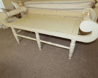 Pottery barn  bench.