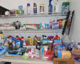 Cleaning supplies.